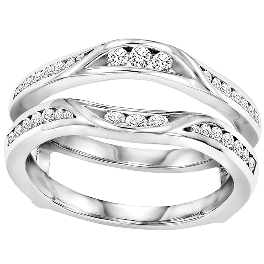 Diamond Insert Ring 1/2 ctw