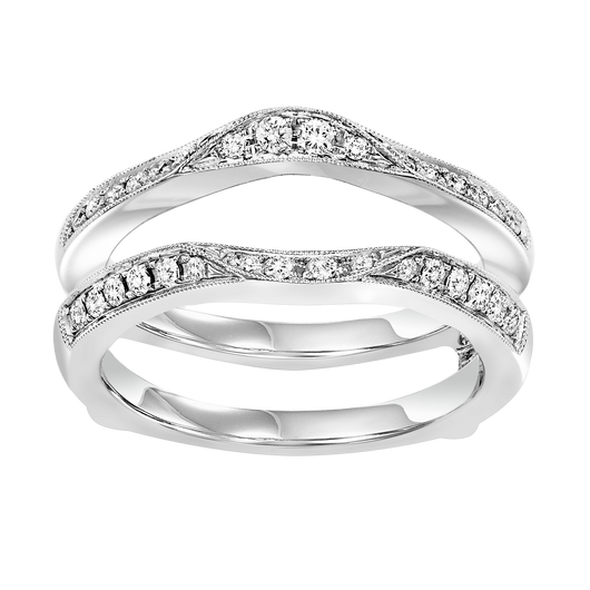 Diamond Insert Ring 1/3 ctw