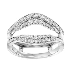 14K Diamond Insert Ring 5/8 ctw