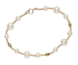 14K Pearl Bracelet