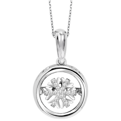 Gold Diamond ROL Pendant - ROL1239
