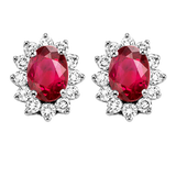 Lady Di Colorstone Ensemble Earrings