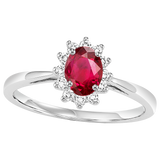 Lady Di Colorstone Ensemble Rings