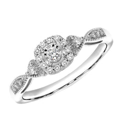 14K Diamond Ring 1/5ctw