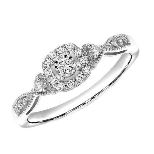 14K Diamond Ring 1/5ctw