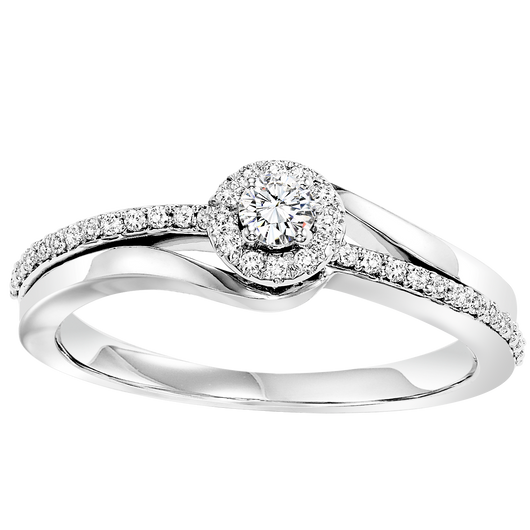 14K Diamond Ring 1/4 ctw