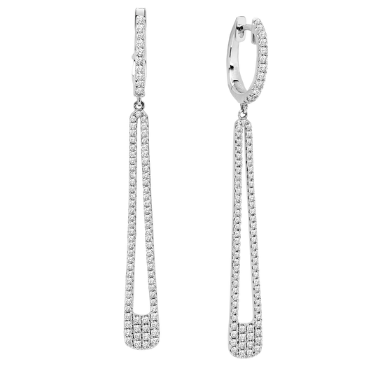 14K Diamond Earrings 1/2 ctw