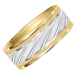 Gold Two Tone Gents Band